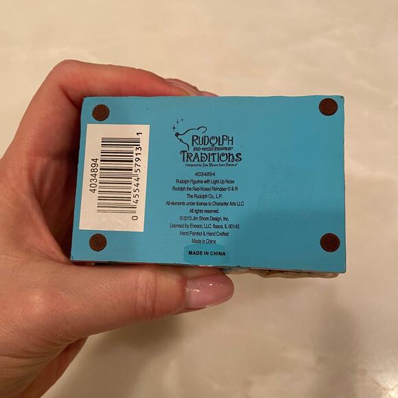 Jim Shore Rudolph & Clarice Together Reindeer Figurine Light Up Nose 4034894 - Picture 7 of 7